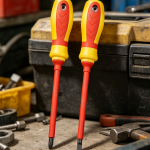 Insulated Magnetic Screwdriver Set Phillips and Flat Tool