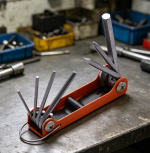 Folding Hex Key Screwdriver Tool Set Compact Repair Kit - Image 2