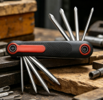 Folding Screwdriver Set Slotted and Phillips Portable Tool