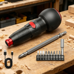 Rechargeable Electric Screwdriver Ball Grip Design Tool