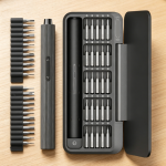 Electric Precision Screwdriver Set Magnetic Bit Storage