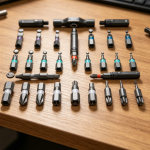 Magnetic Ratchet Screwdriver Kit Detachable Handle for Home and Bicycle Repair