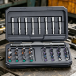 Magnetic Ratchet Screwdriver Set Multi Bit Tool Kit