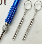 Mini Eyeglass Repair Screwdriver Keychain Tool for Glasses Phone Watch Electronics - Image 2