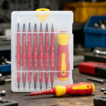 Insulated Screwdriver Set Magnetic Tips for Electrical Repair - Image 2